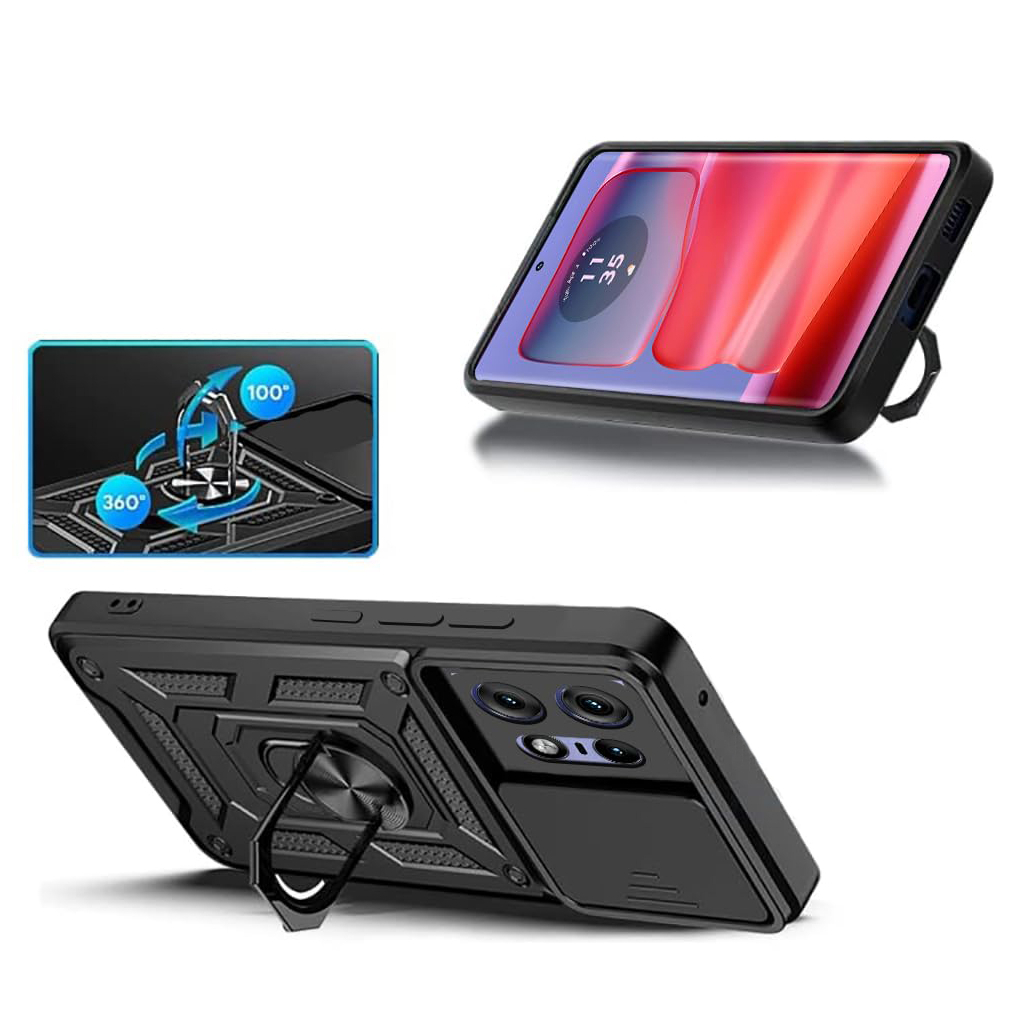 Чохол до мобільного телефона BeCover Military Motorola Edge 50 Pro Black (712161) - зображення 2