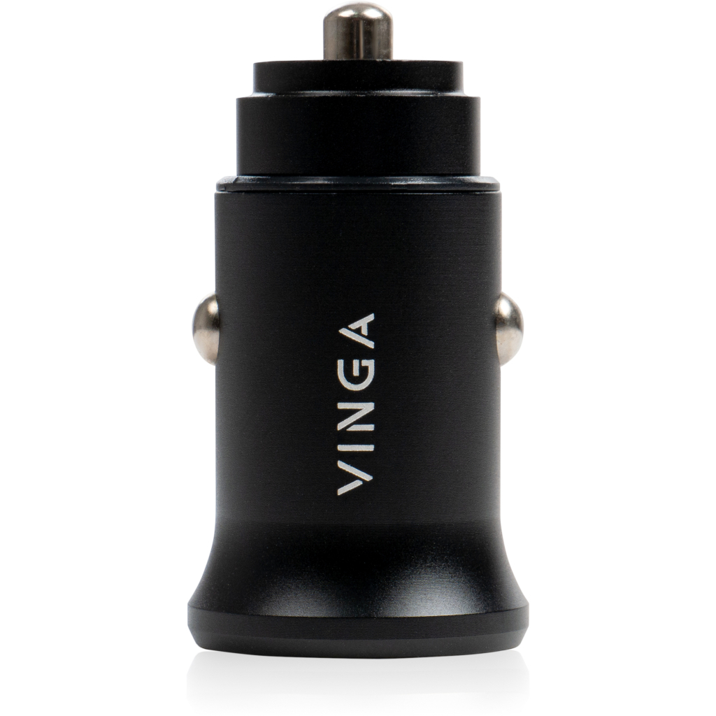 Зарядний пристрій Vinga 40W PD 2xUSB-C (20W+20W) Car Charger (VCPCCCC40) - зображення 2
