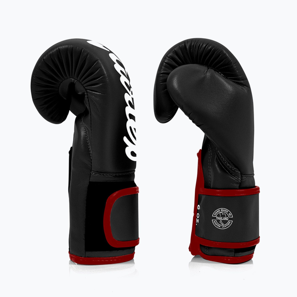 Боксерські рукавички Fairtex BGV14 Black 12 унцій (бинти в комплекті) (BGV14_12oz_Black) - зображення 4