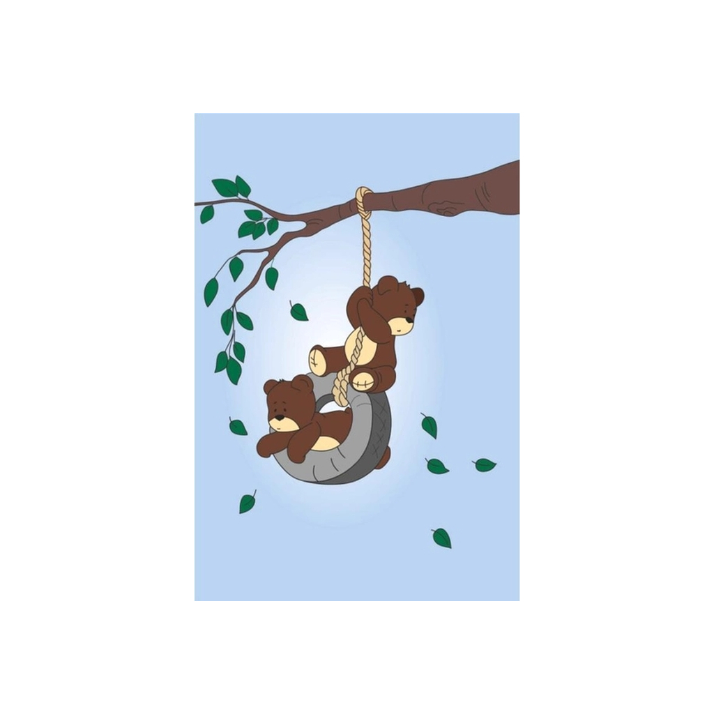 Картина по номерам Rosa KIDS Грайливі ведмежата 20х30 см (4823098518228) - зображення 1