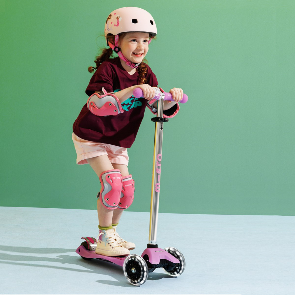 Самокат Micro Maxi Deluxe Glow LED Сяйнисто-пурпуровий (MMD367) - зображення 9