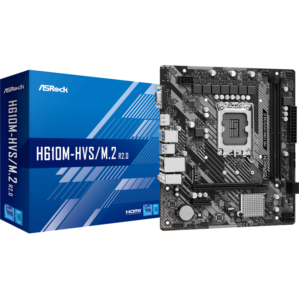 Материнська плата ASRock H610M-HVS/M.2 R2.0 - зображення 5