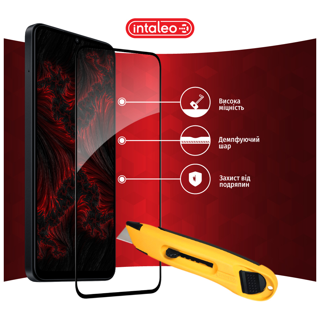 Скло захисне Intaleo Full Glue Samsung A55 Black (1283126588860) - зображення 5