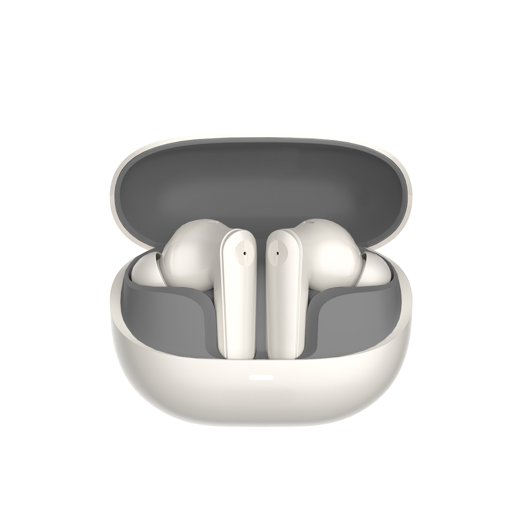Навушники ColorWay Slim TWS-1 Earbuds Long Life Beige (CW-TWS1BE) - зображення 3