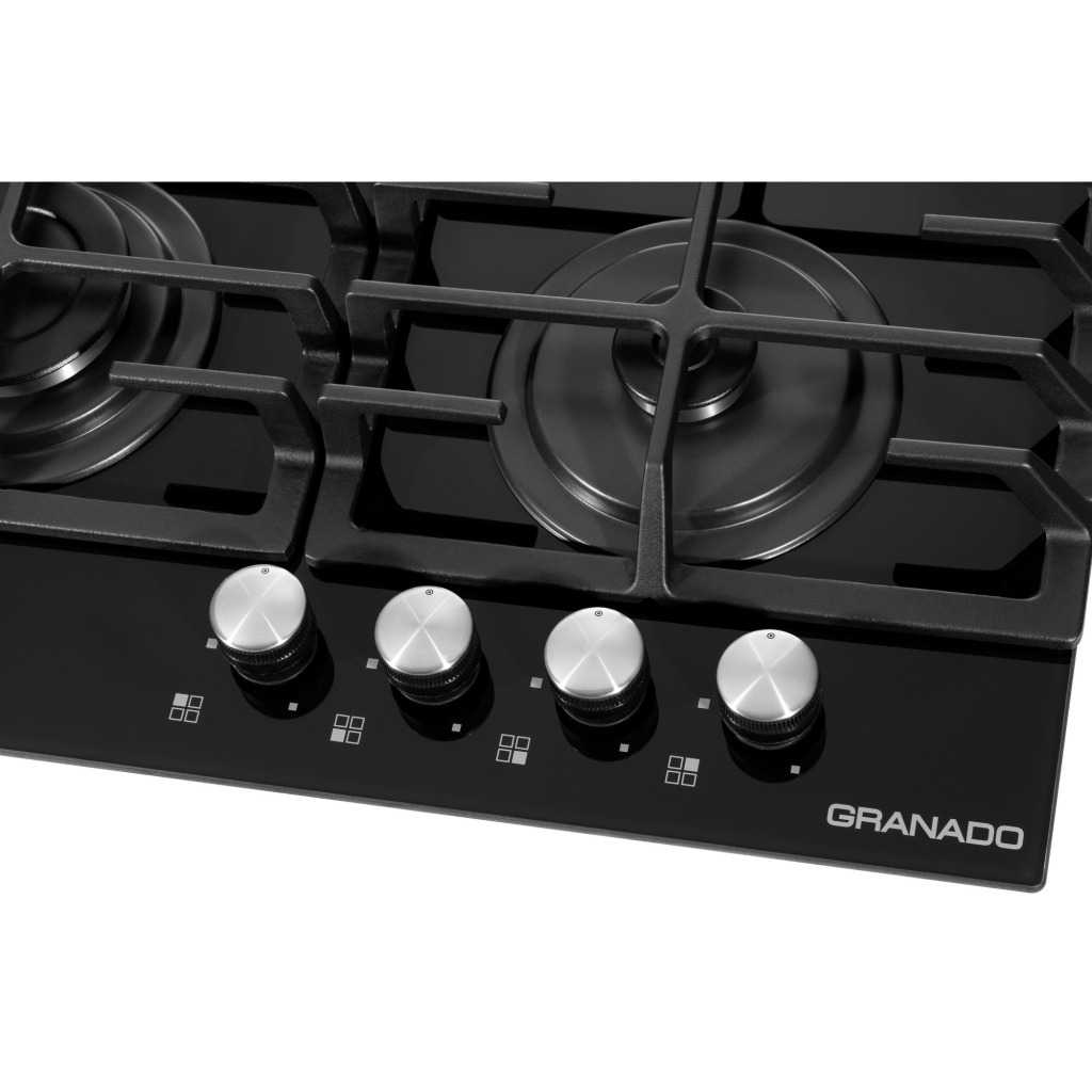 Варочна поверхня GRANADO GGH 62-104 black glass (GGH2621041) - зображення 3