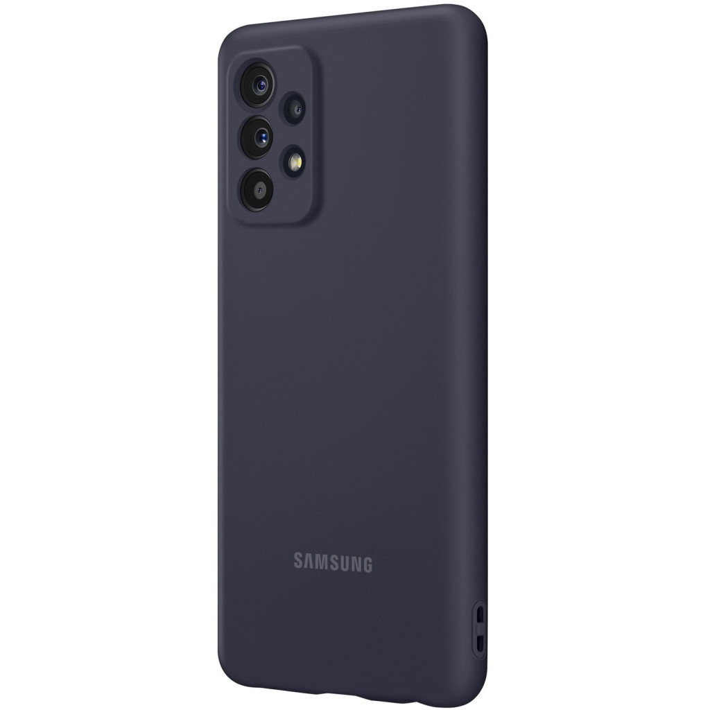 Чохол до мобільного телефона Samsung Galaxy A52/A525 Silicone Cover Black (EF-PA525TBEGRU) - зображення 6