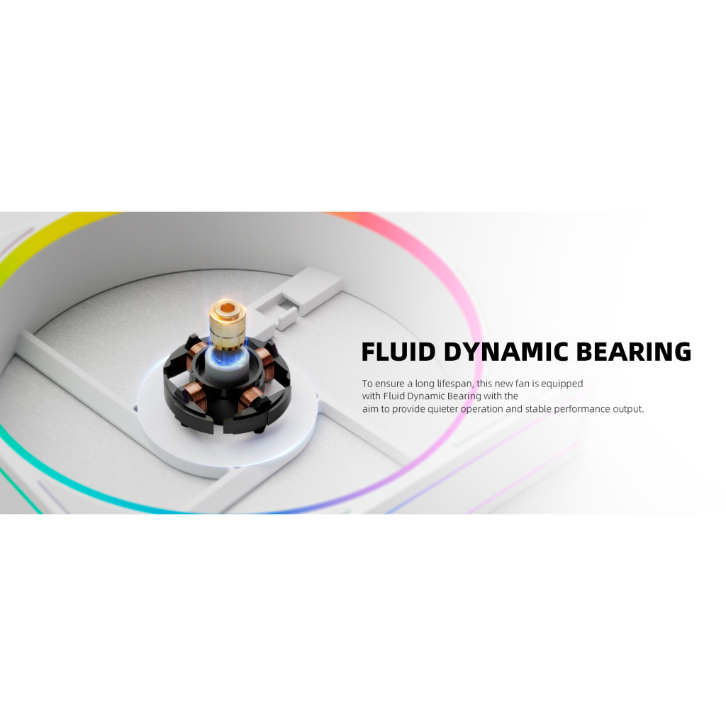 Кулер до корпусу ID-Cooling AF-127-ARGB-W - изображение 10