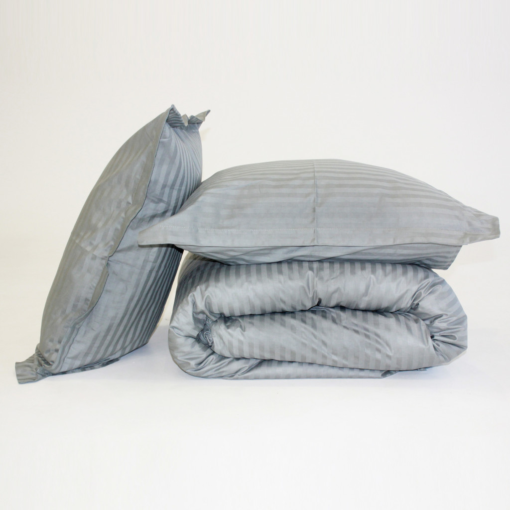 Постільна білизна MirSon Satin 30-0010LightGray 160х220 Сімейний (2200005251171) - изображение 9