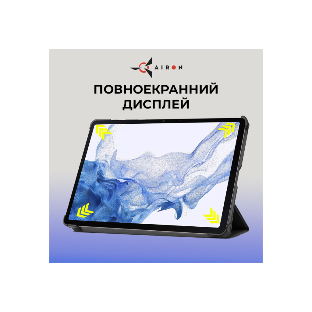 Чохол до планшета AirOn Premium Samsung Galaxy Tab S9/S9 FE 10.9'' 2023 + Film black (4822352781110) - зображення 5
