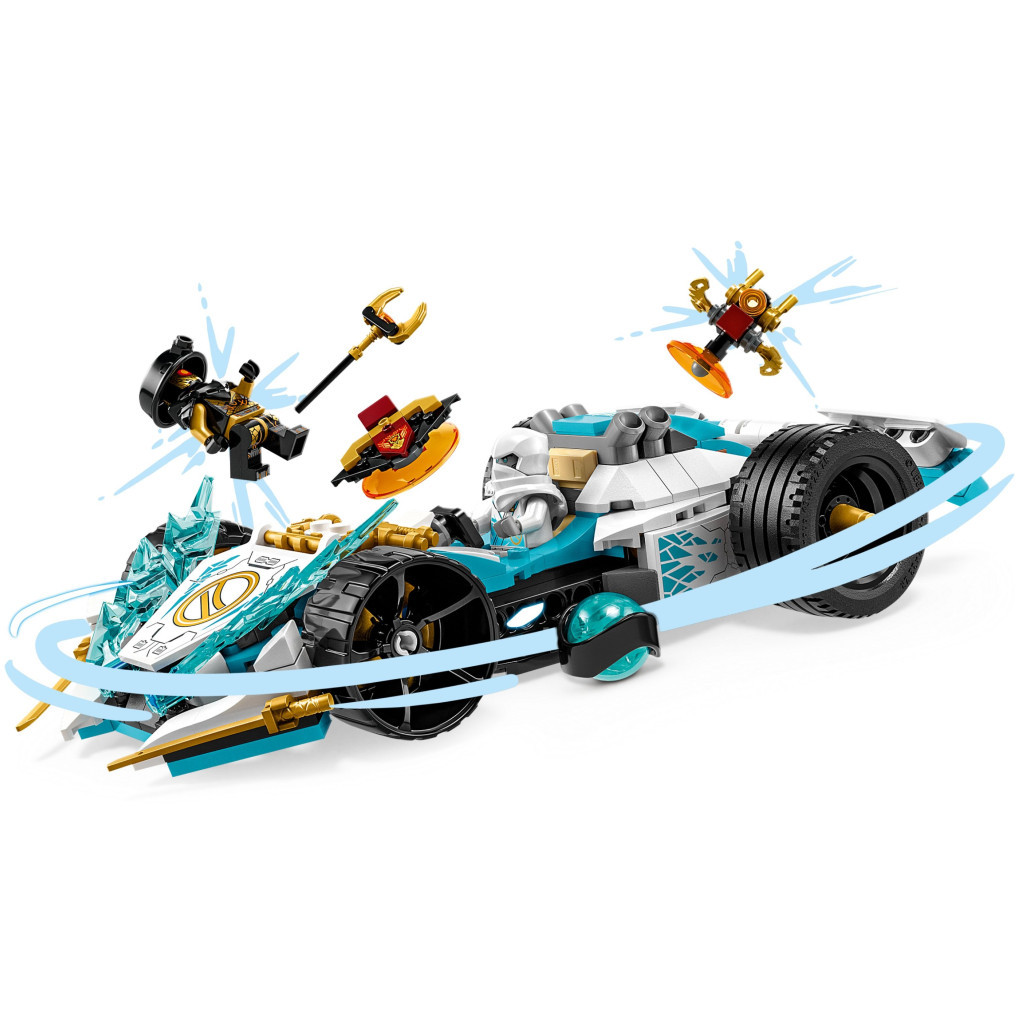 Конструктор LEGO Ninjago Суперсила дракона Зейна автомобіль для перегонів спін-джитсу 307 деталей (71791) - зображення 3