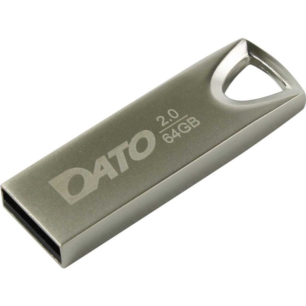USB флеш накопичувач Dato 64GB DS7016 Silver USB 2.0 (DS7016-64G) - зображення 1
