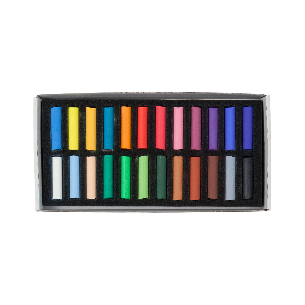 Пастель Koh-i-Noor Toison D'or суха м'яка 1/2 (половинки) 24 кольори (8544) - изображение 2