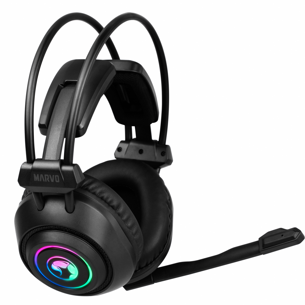 Навушники Marvo HG9056 7 colors-LED 7.1 Black (HG9056) - зображення 4