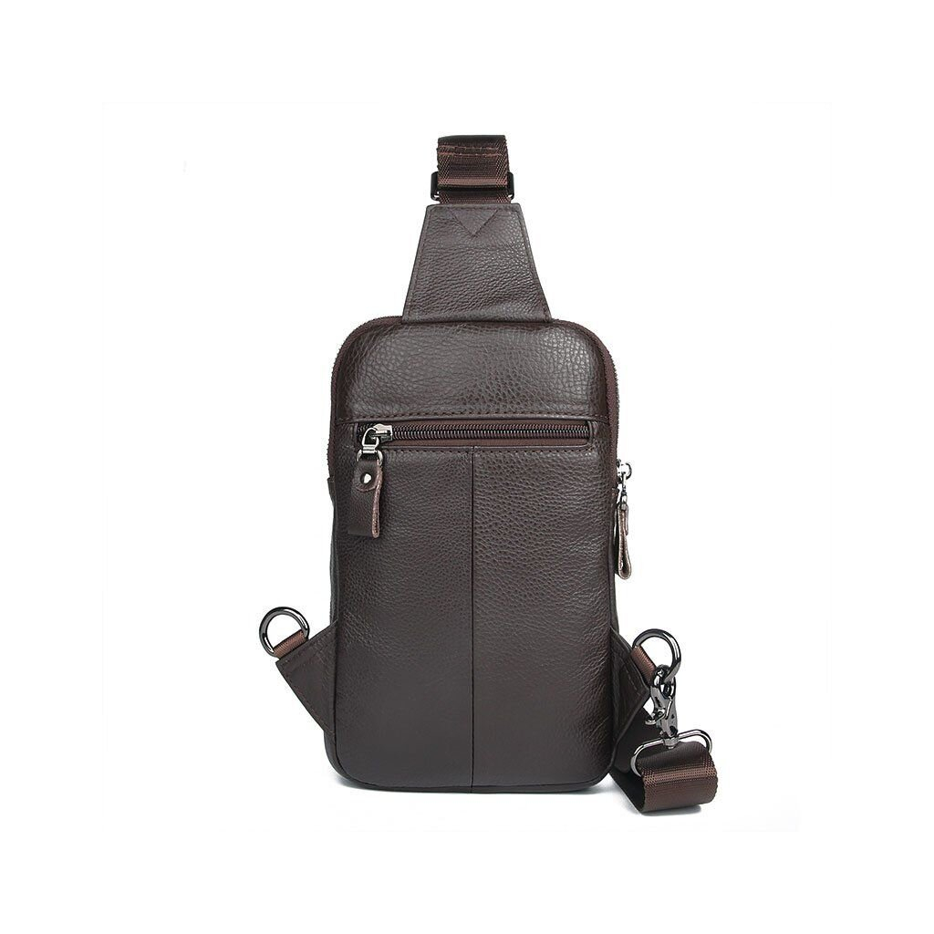 Сумка Vintage Шкіряна через плече Коричнева (14983) - зображення 7