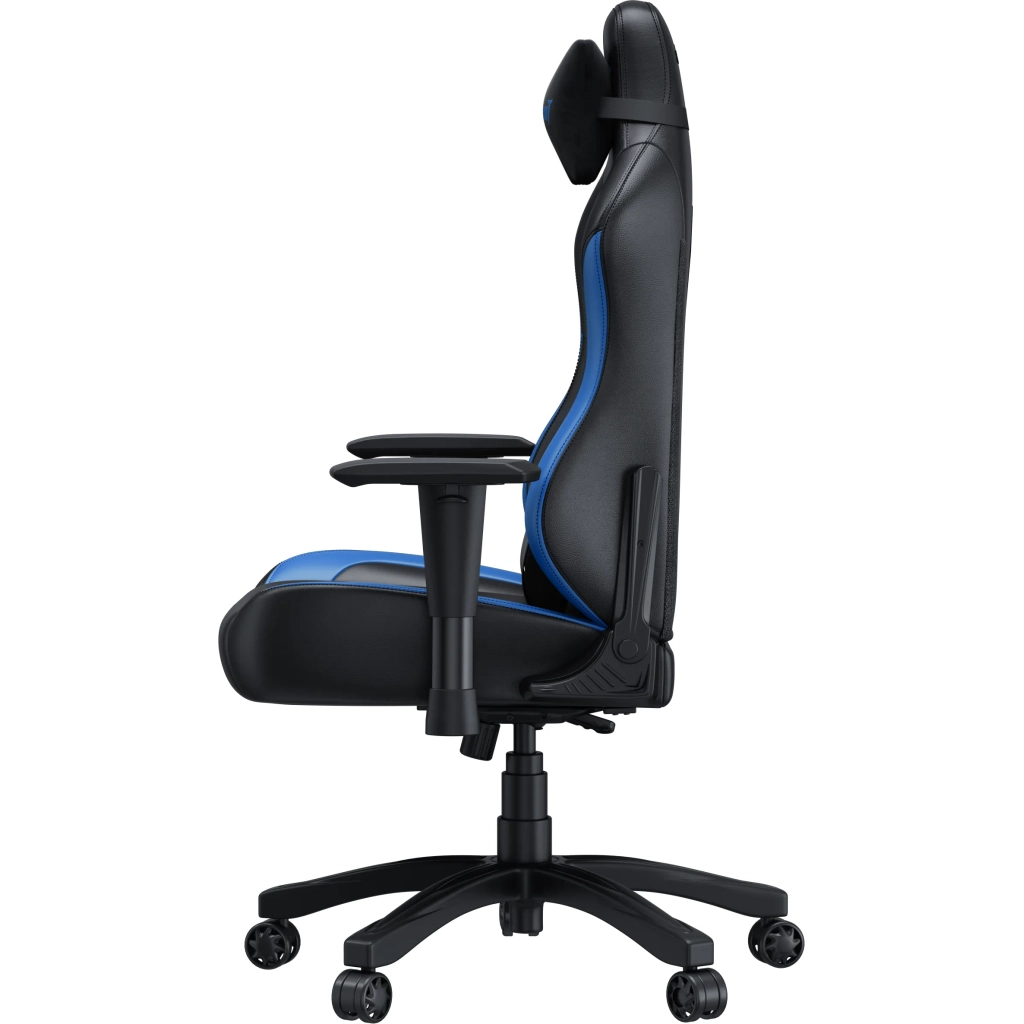 Крісло ігрове Anda Seat Luna Color PVC Size L Black/Blue (AD18-48-BS-PV) - зображення 5
