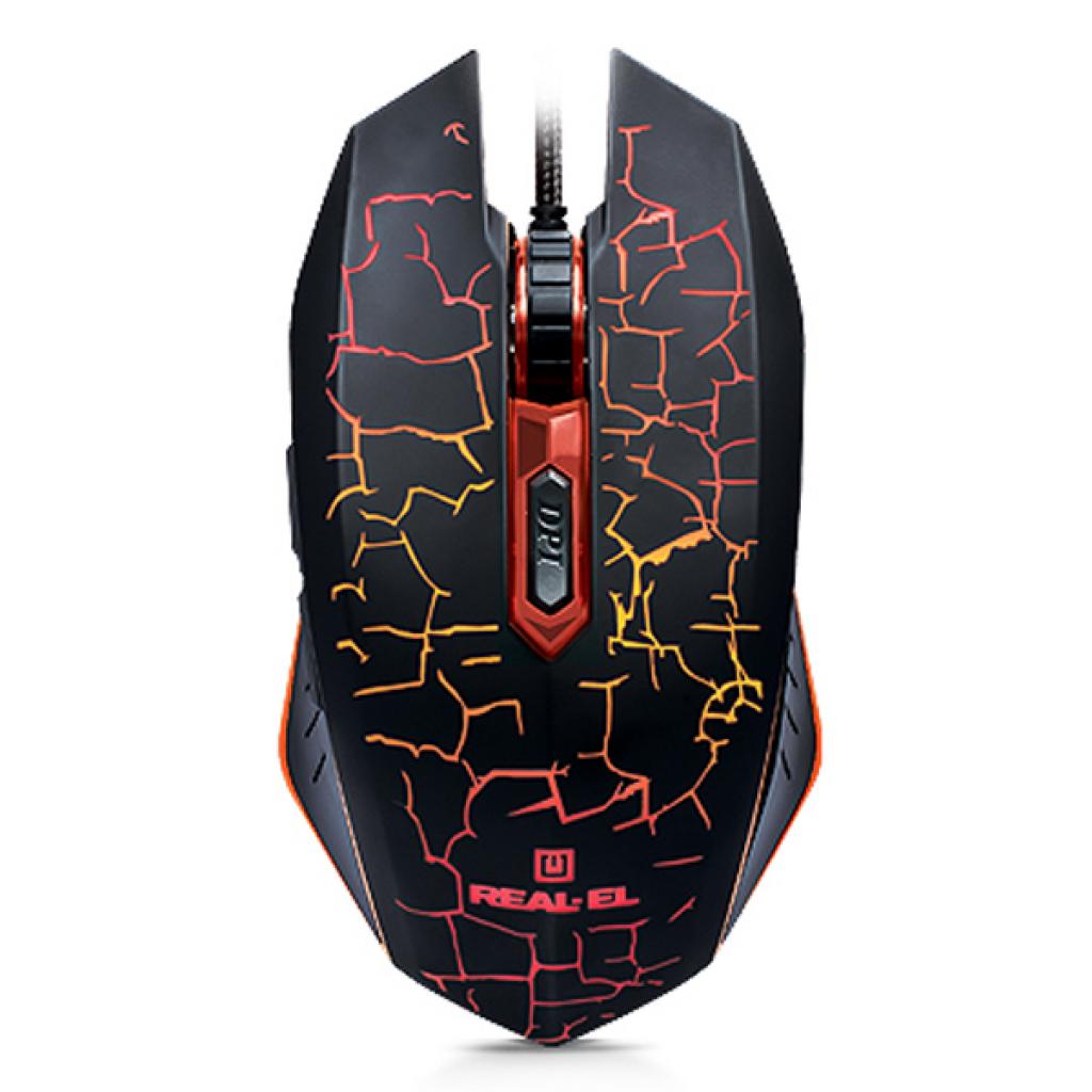 Мишка REAL-EL RM-505 Gaming, black - зображення 1