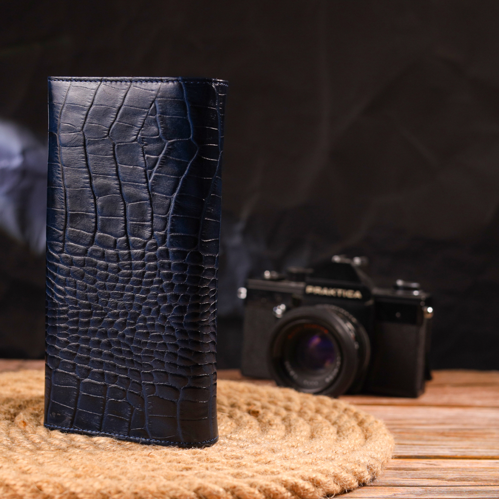 Гаманець Canpellini З натуральної шкіри Синій (21531) - зображення 9