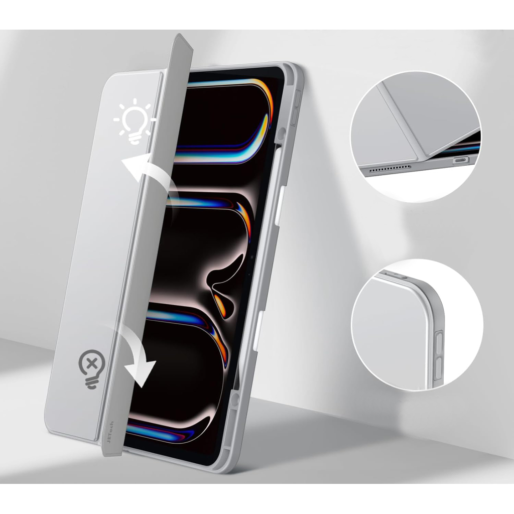 Чохол до планшета BeCover Soft Edge TPU Apple iPad Pro 13" M4 2024 Gray (711718) - зображення 5