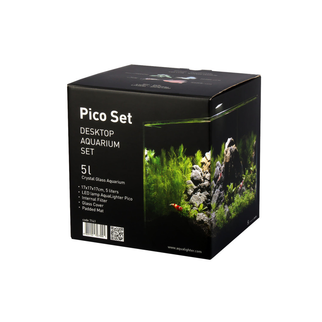 Акваріум Aqualighter набір DAQUARIUM Pico Set 170 мм 5 л (7141) - изображение 2