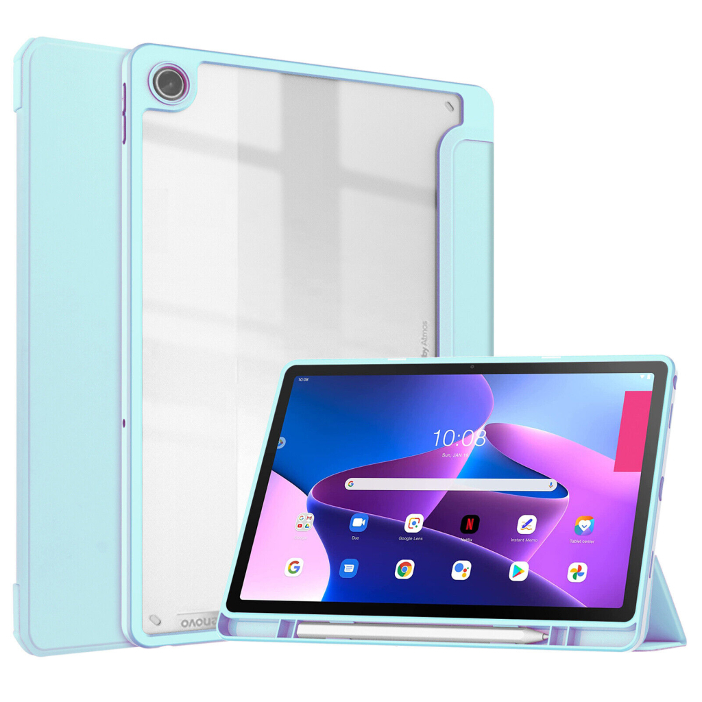 Чохол до планшета BeCover Soft Edge PM Lenovo Tab M10 Plus TB-125F (3rd Gen)/K10 Pro TB-226 10.61" Light Blue (708370) - зображення 2
