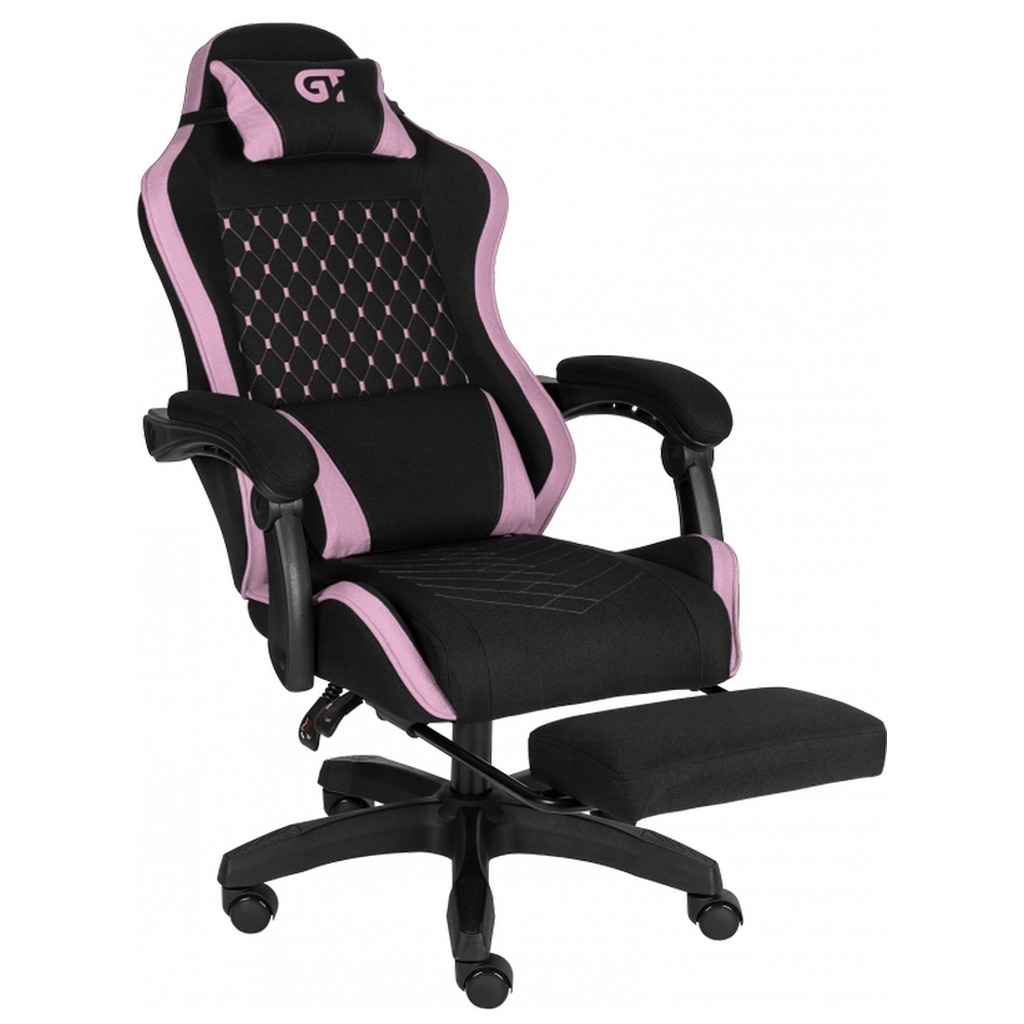 Крісло ігрове GT Racer X-2339 Black/Pink (X-2339 Fabric Black/Pink) - зображення 5