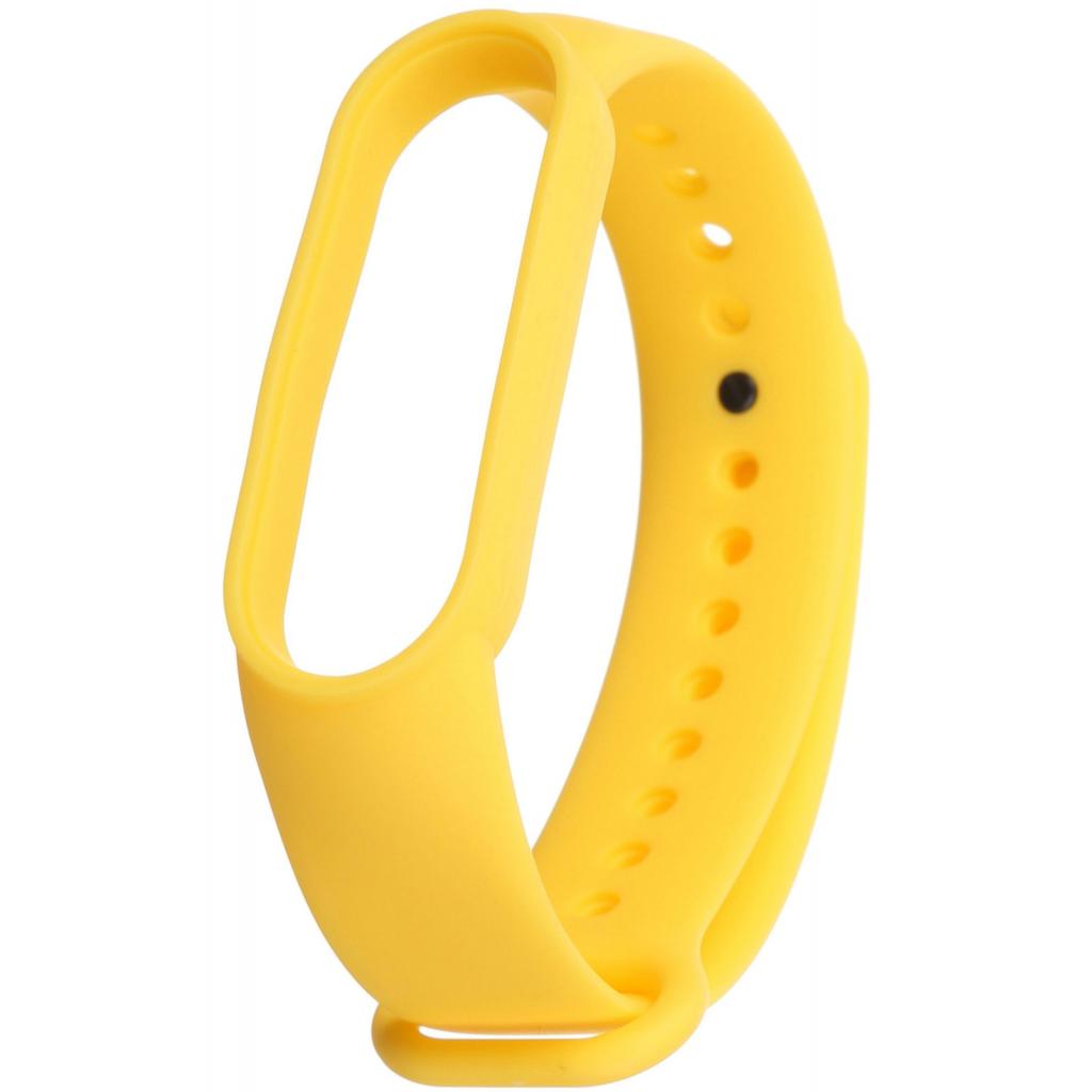 Ремінець до фітнес браслета Armorstandart для Xiaomi Mi Band 5 Yellow (ARM57007) - зображення 1