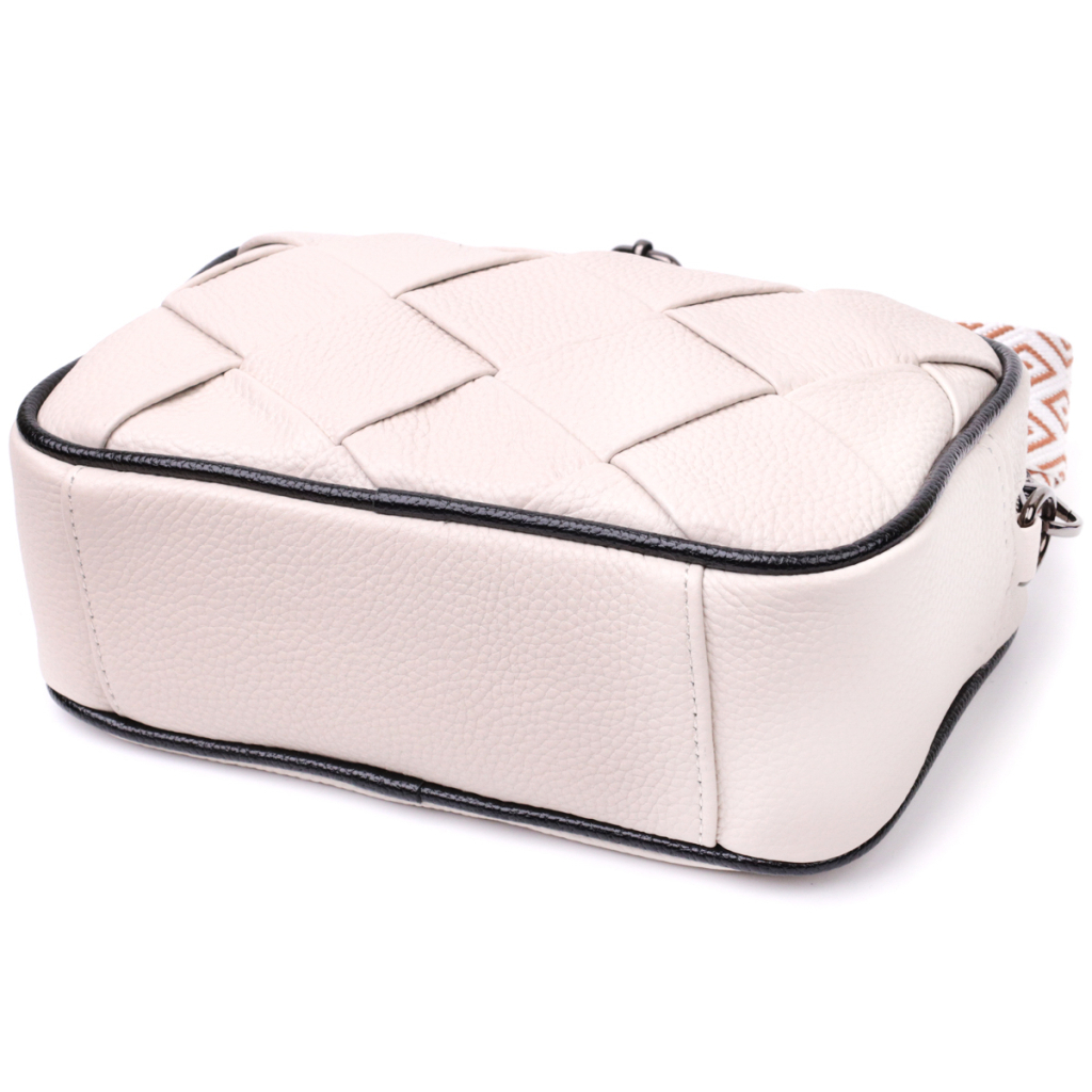 Сумка Vintage З натуральної шкіри Біла (22407) - зображення 5