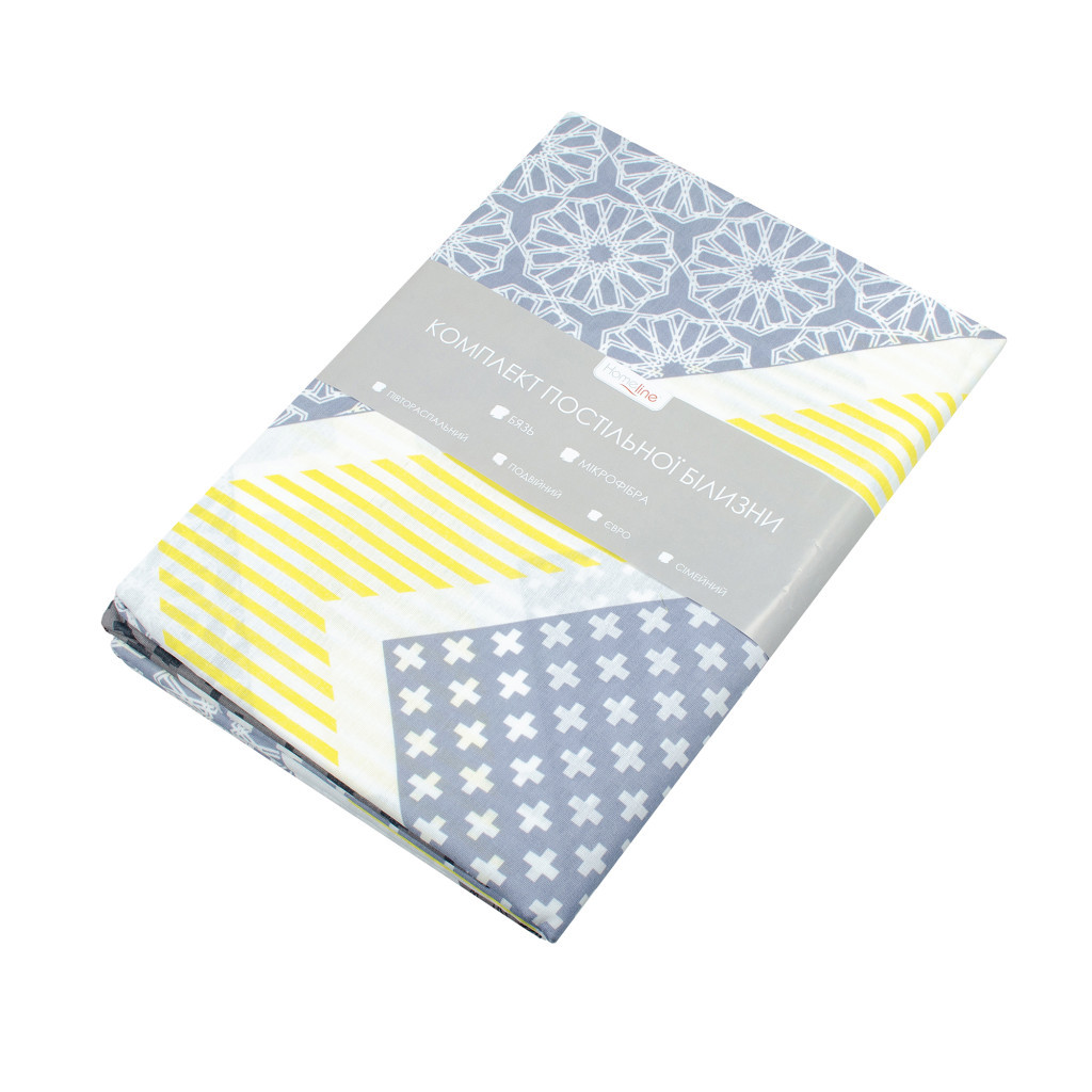 Постільна білизна Home Line Зіг-Заги бязь, Євро (168363) - зображення 2