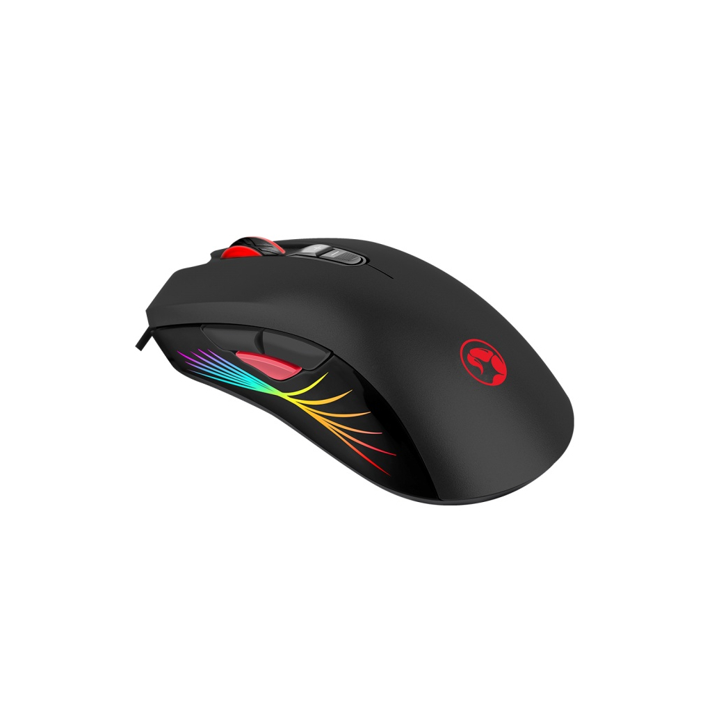 Мишка Marvo M519 RGB-LED USB Black (M519) - зображення 3