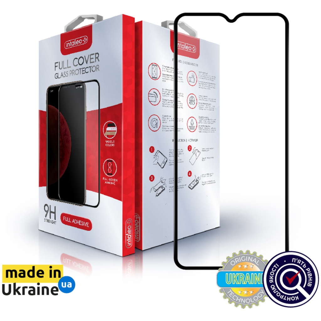 Скло захисне Intaleo Full Glue Vivo Y21 Black (1283126526954) - зображення 1