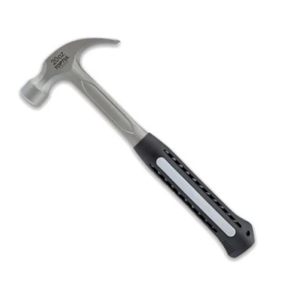Молоток Toptul цвяходер цільнокований 550г обгумована ручка (HABD2034) - зображення 1