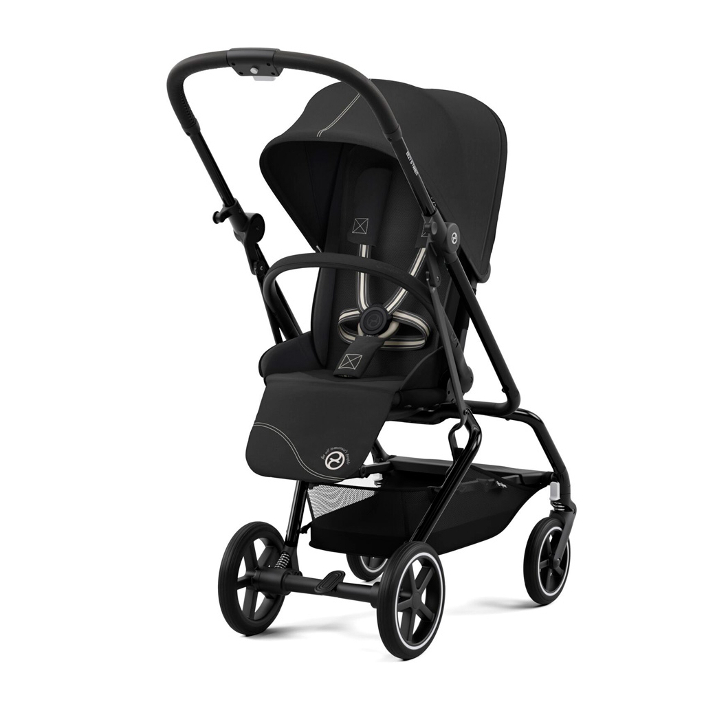 Коляска Cybex Eezy S Twist+ 2 SLV B Moon Black (з бампером) (522001087) - зображення 4