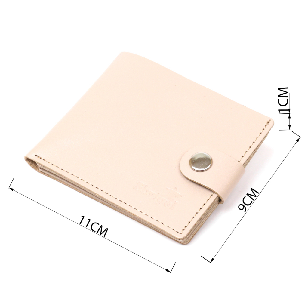 Портмоне Shvigel Шкіряне Бежеве (16468) - зображення 3