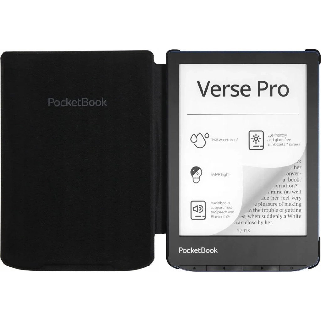 Чохол до електронної книги Pocketbook 6" Shell cover PB629/634 black (H-S-634-K-WW) - зображення 3