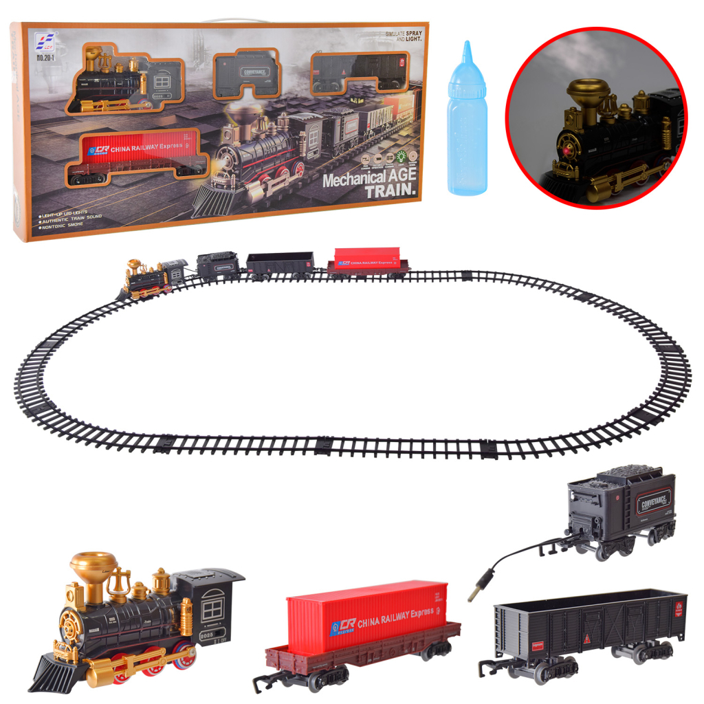 Залізниця Bambi Паровоз та 3 вагони (20-1) - зображення 1