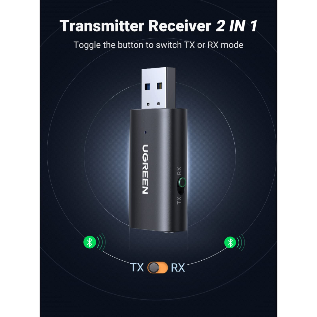 Bluetooth-адаптер Ugreen CM523 (60300) - изображение 3