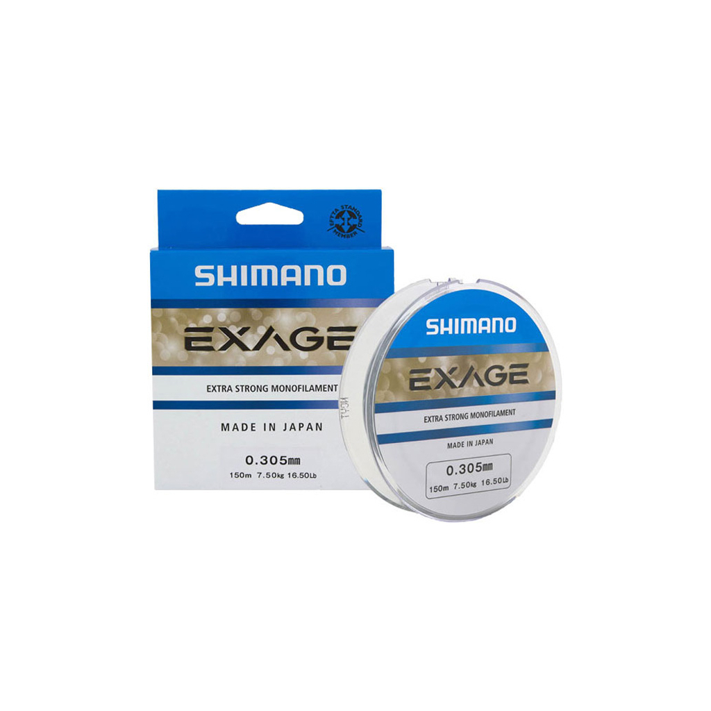 Волосінь Shimano Exage 150m 0.225mm 4.4kg (2266.75.38) - зображення 1