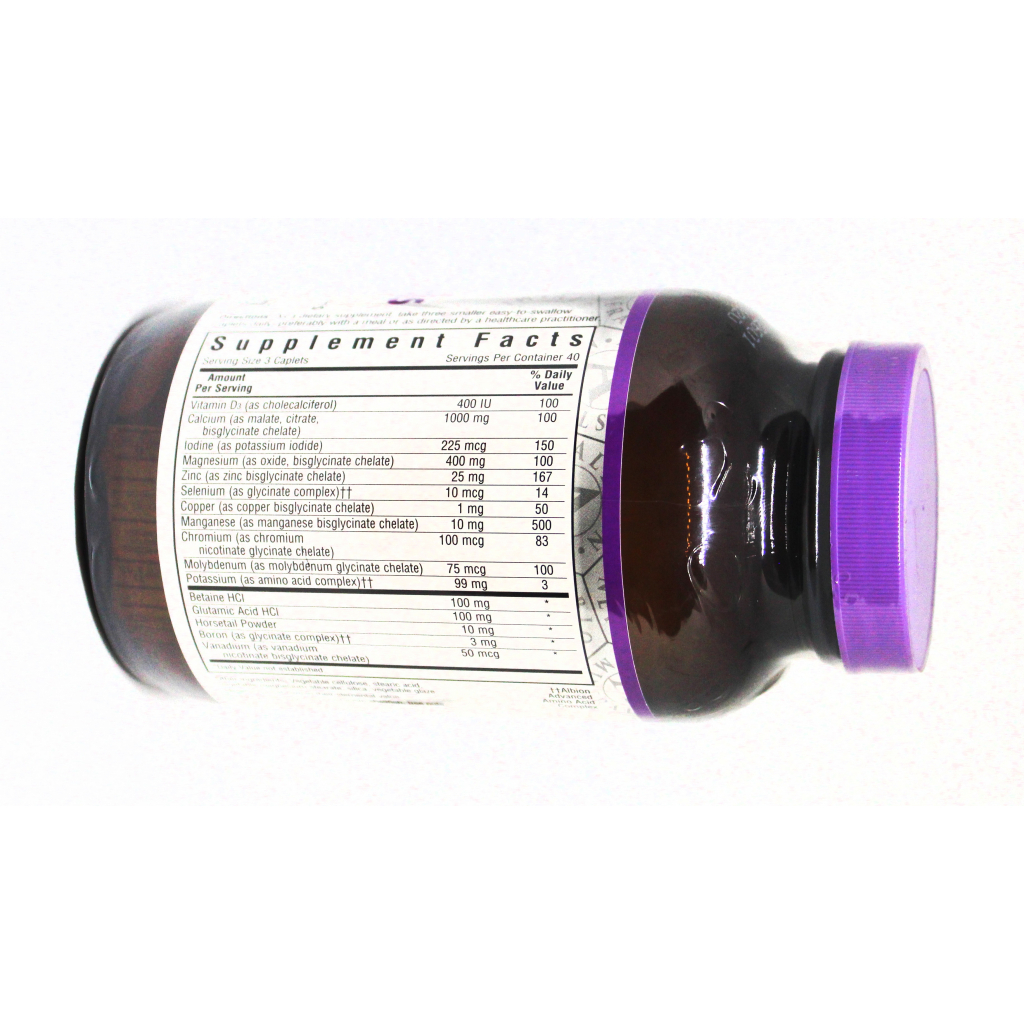 Вітамінно-мінеральний комплекс Bluebonnet Nutrition Взаємодіючі Мінерали без Заліза, Albion, 120 капсул (BLB-00208) - зображення 2