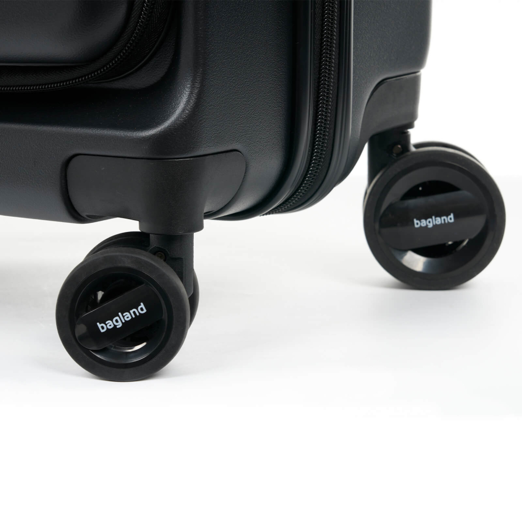 Валіза Bagland середня 72 л чорна (1140621765) - зображення 10