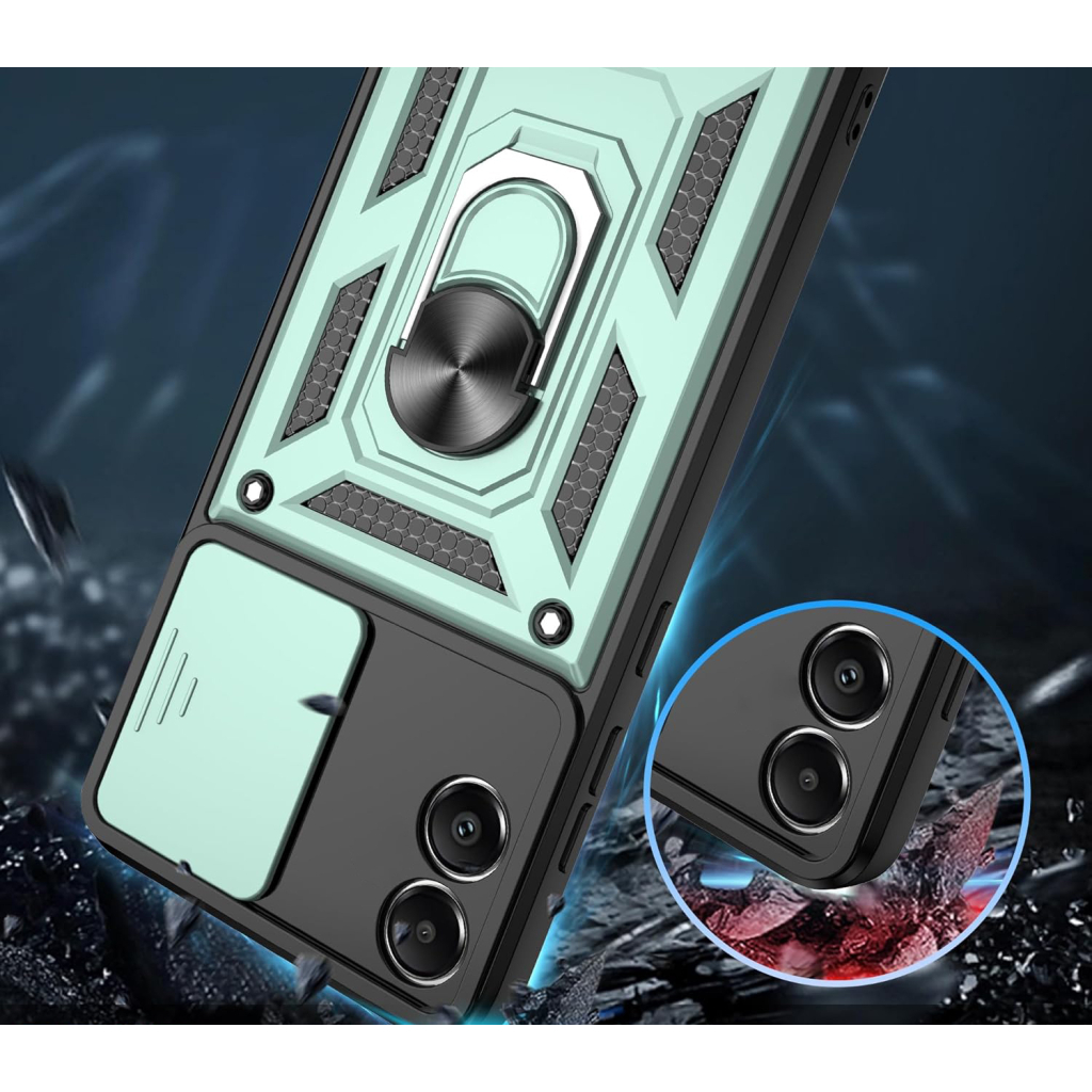 Чохол до мобільного телефона BeCover Military Motorola Moto G04/G04s Dark Green (713064) - зображення 2