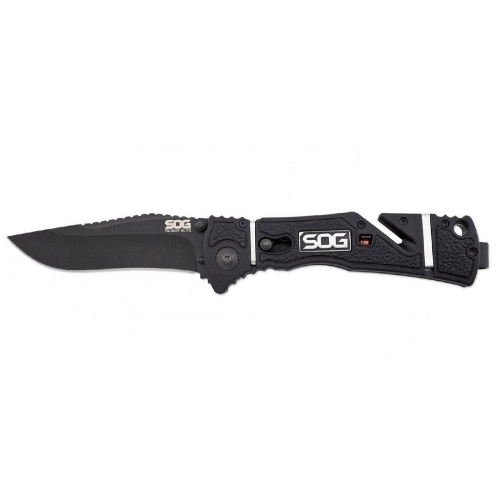 Ніж SOG Trident Elite Black Blade (TF102-CP) - зображення 1