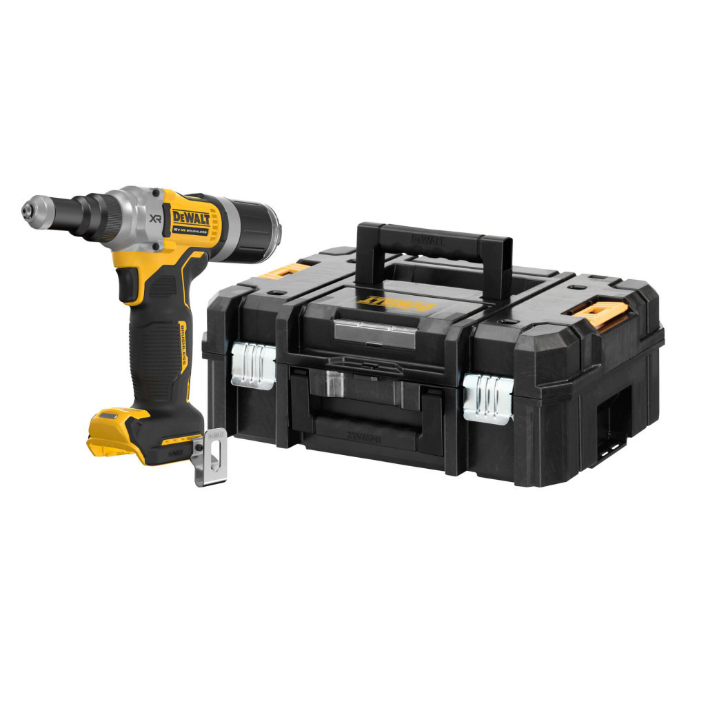 Заклепувальник DeWALT 18 В XR Li-Ion, 20 kN, d.закл.=4.8-6.4 мм (без АКБ та ЗП) (DCF414NT) - изображение 6