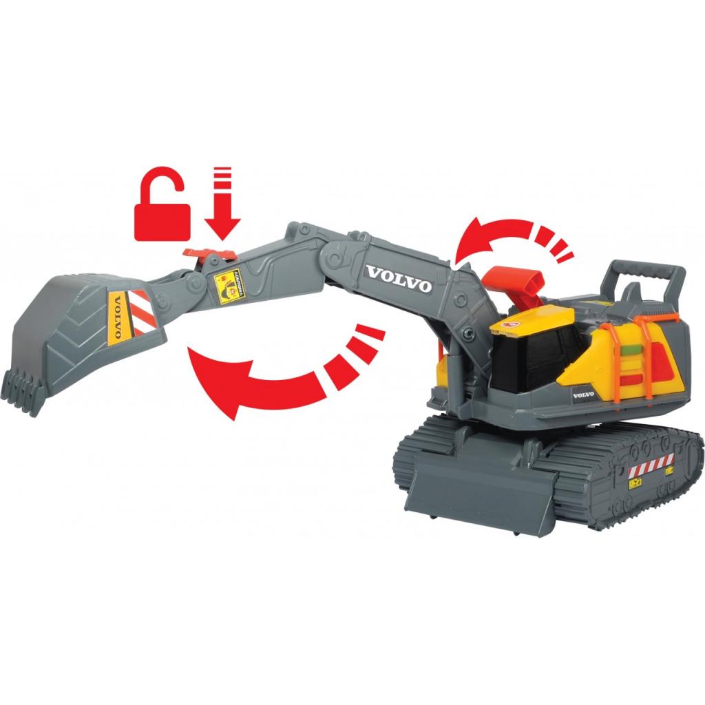 Спецтехніка Dickie Toys Екскаватор Вольво зі звук. та світл. ефектами (3725006) - зображення 6