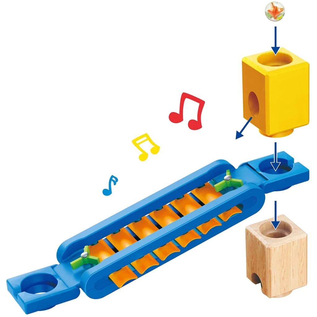 Конструктор Hape лабіринт Quadrilla Спіралі 129 елементів (E6024) - зображення 6