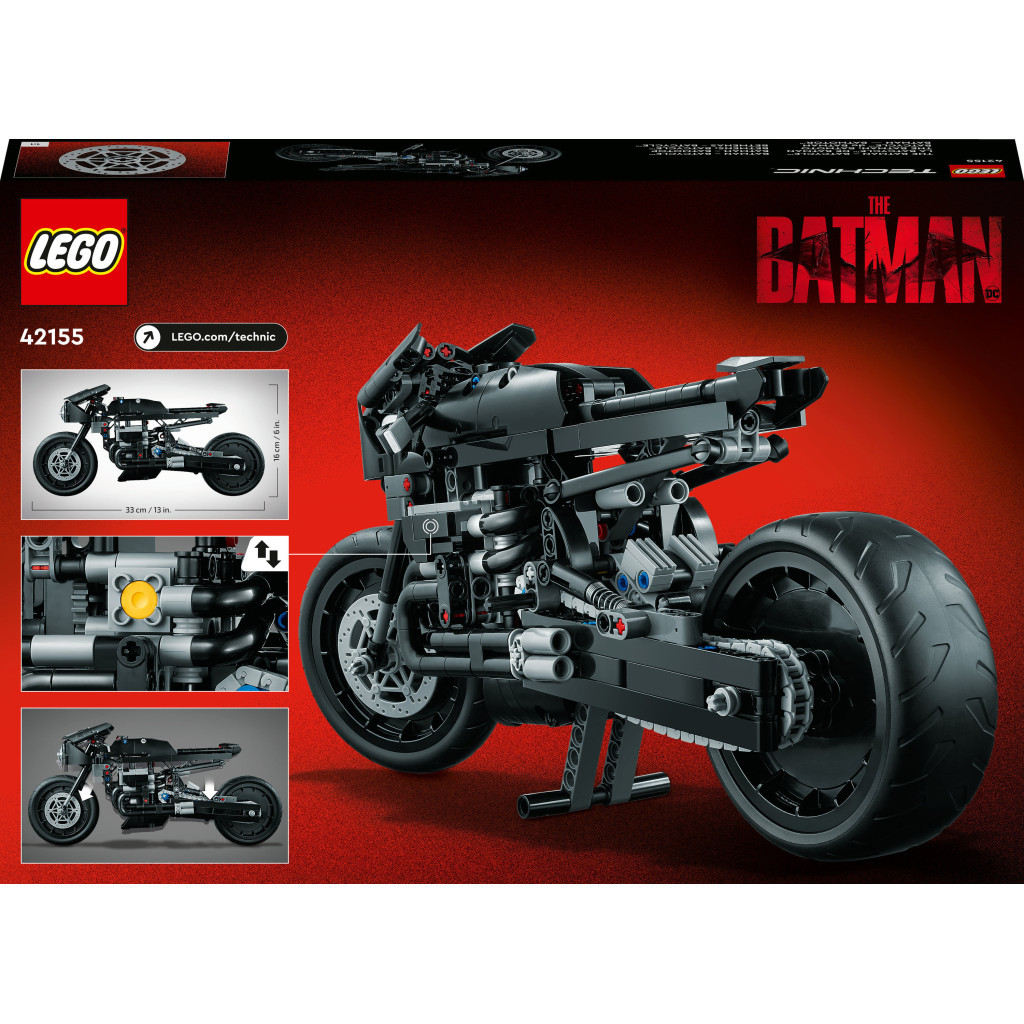Конструктор LEGO Technic Бетмен: Бетцикл 641 деталь (42155) - зображення 10
