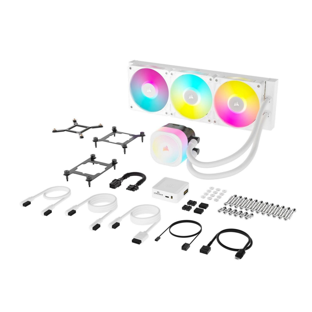 Система рідинного охолодження Corsair iCUE LINK TITAN 360 RX RGB White (CW-9061021-WW) - зображення 4