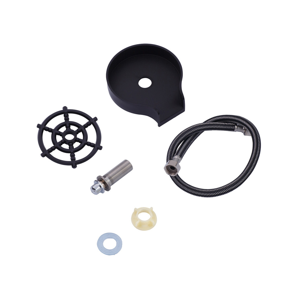 Мийка кухонна Kroner Schwarze-SET7545NBPVD (CV033805) - зображення 8