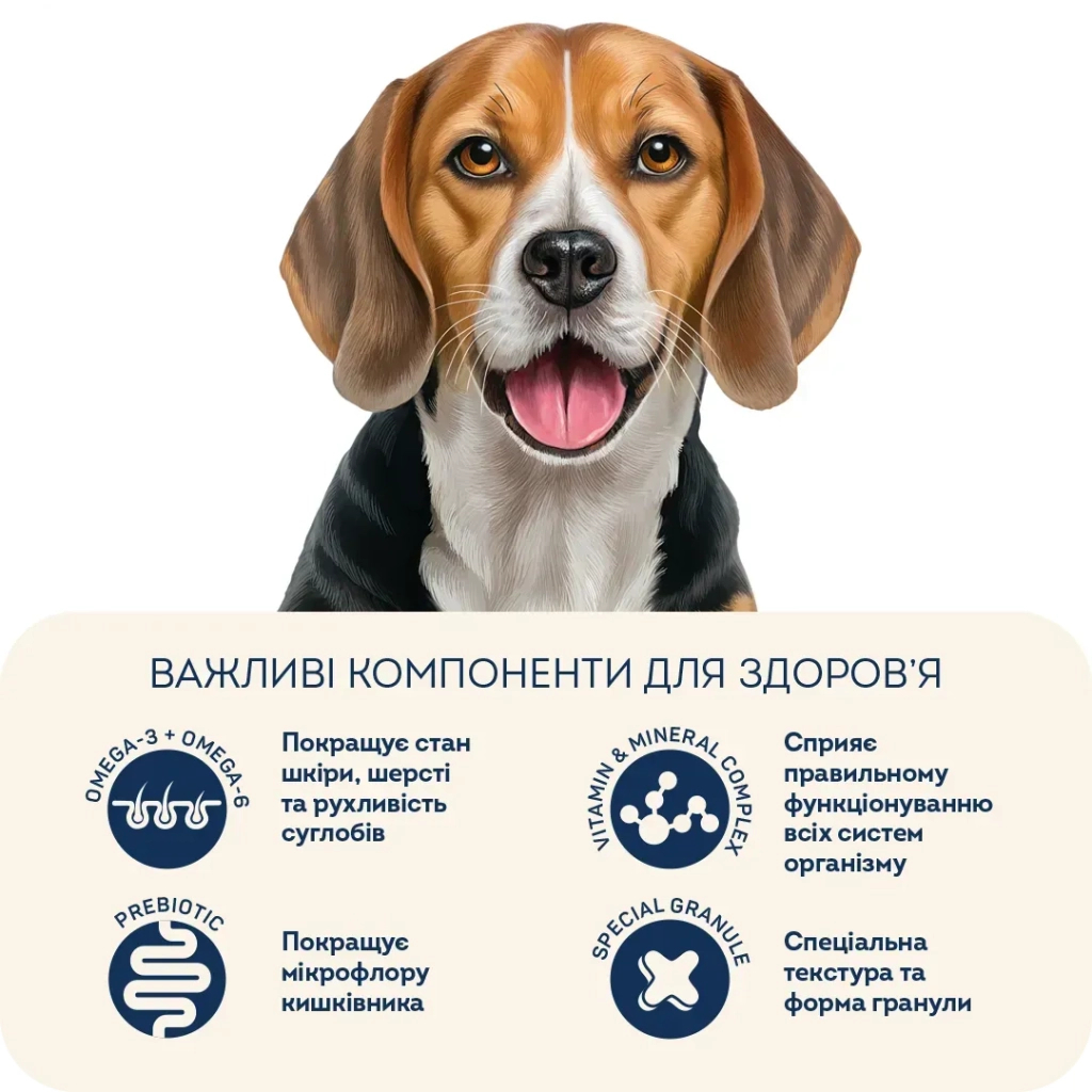 Сухий корм для собак Home Food ADULT MEDIUM/MAXI Grain-free hypoallergenic з качкою та нутом 1.6 кг (4820235021351) - зображення 5