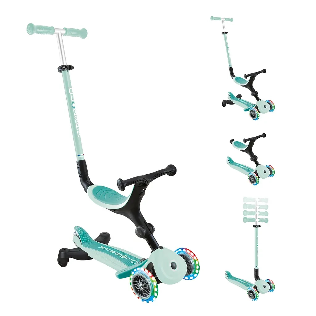 Самокат Globber серії Go Up Active 360 м'ятний Колеса з підсвічуванням (749-206) - зображення 12