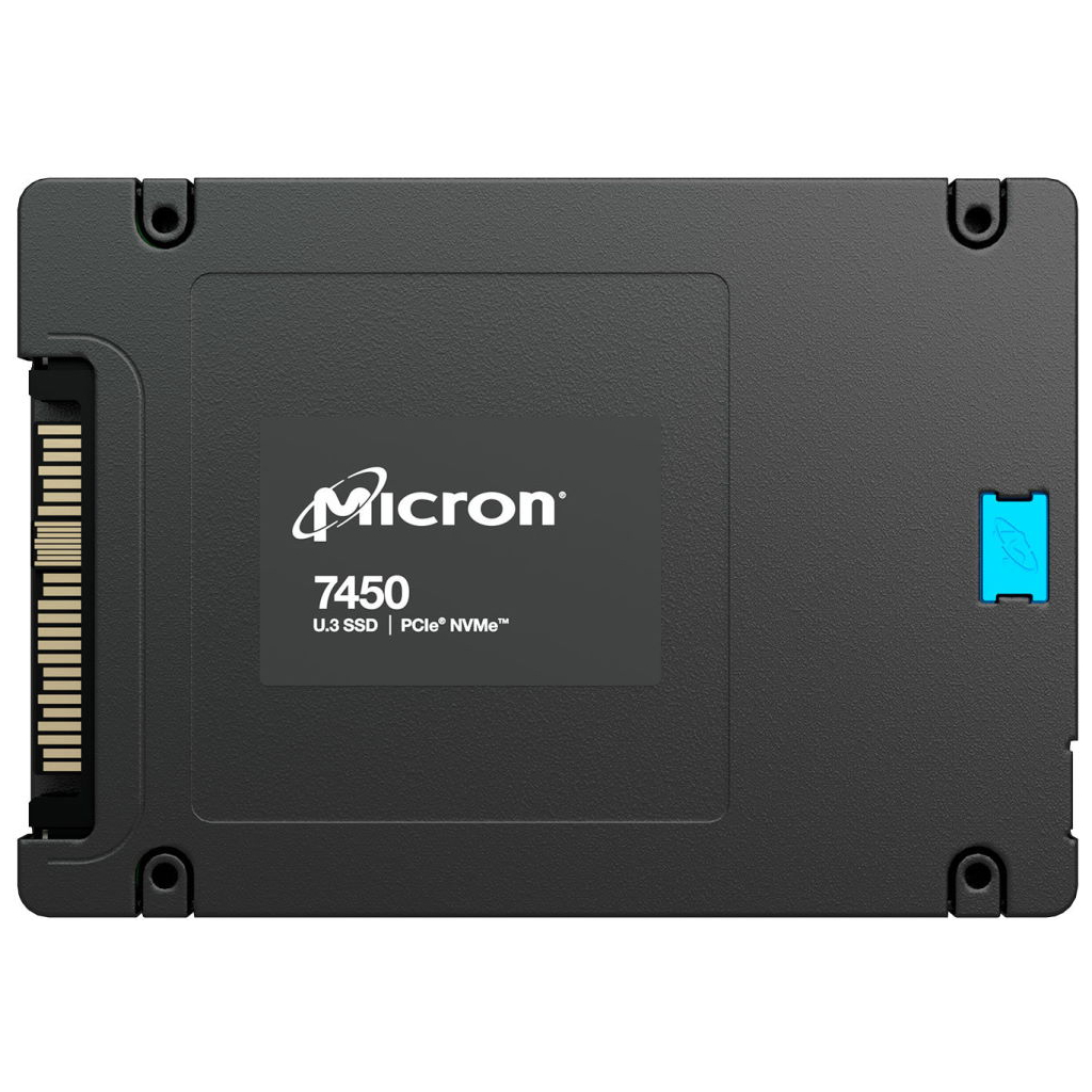 Накопичувач SSD U.3 2.5" 7.68TB 7450 PRO 7mm Micron (MTFDKCB7T6TFR-1BC1ZABYYR) - зображення 1